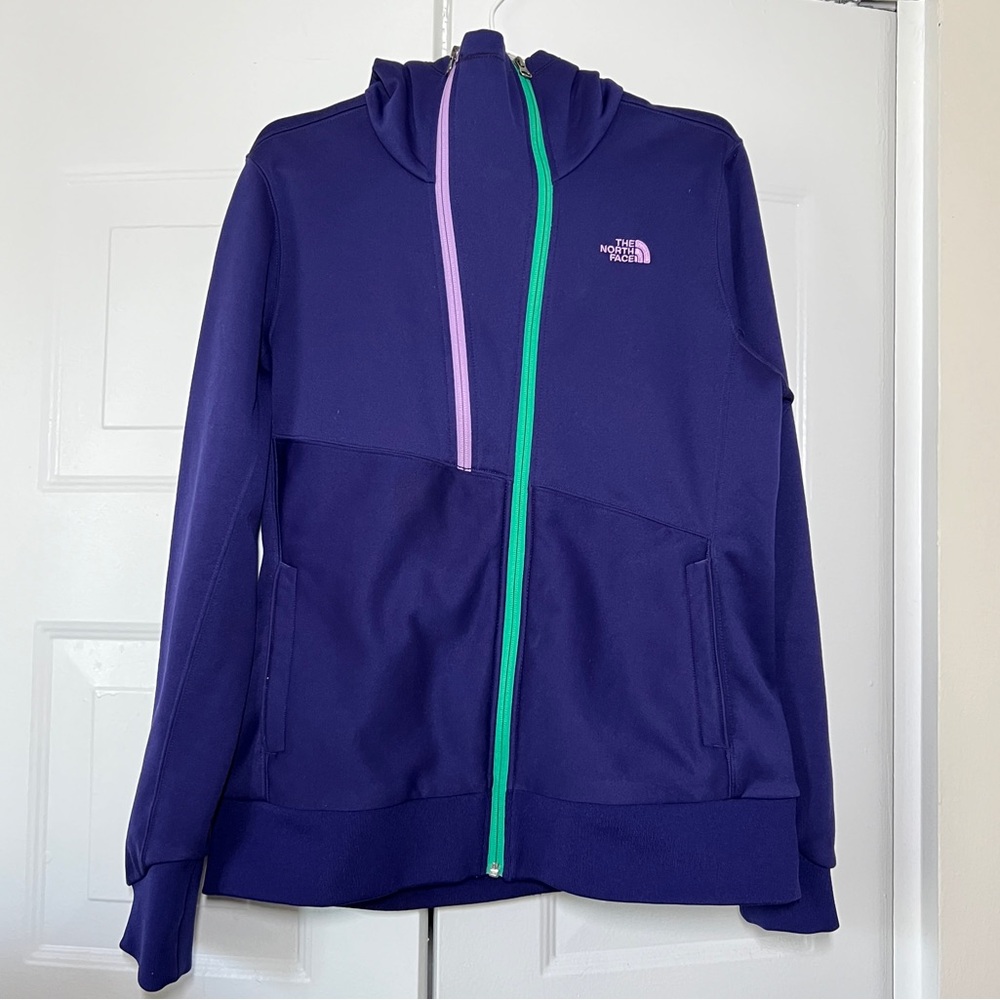 The North Face Purple Fleece Jacket - Size Large